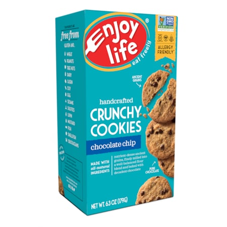 Enjoy Life Enjoy Life Crunchy Chocolate Chip Cookie 7 oz., PK6 F00863W